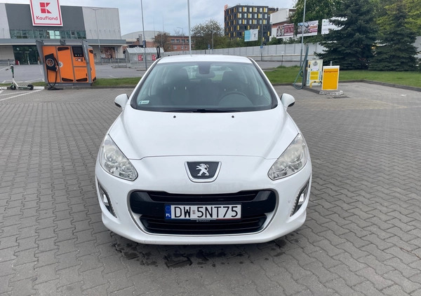 Peugeot 308 cena 24500 przebieg: 280815, rok produkcji 2013 z Wrocław małe 352